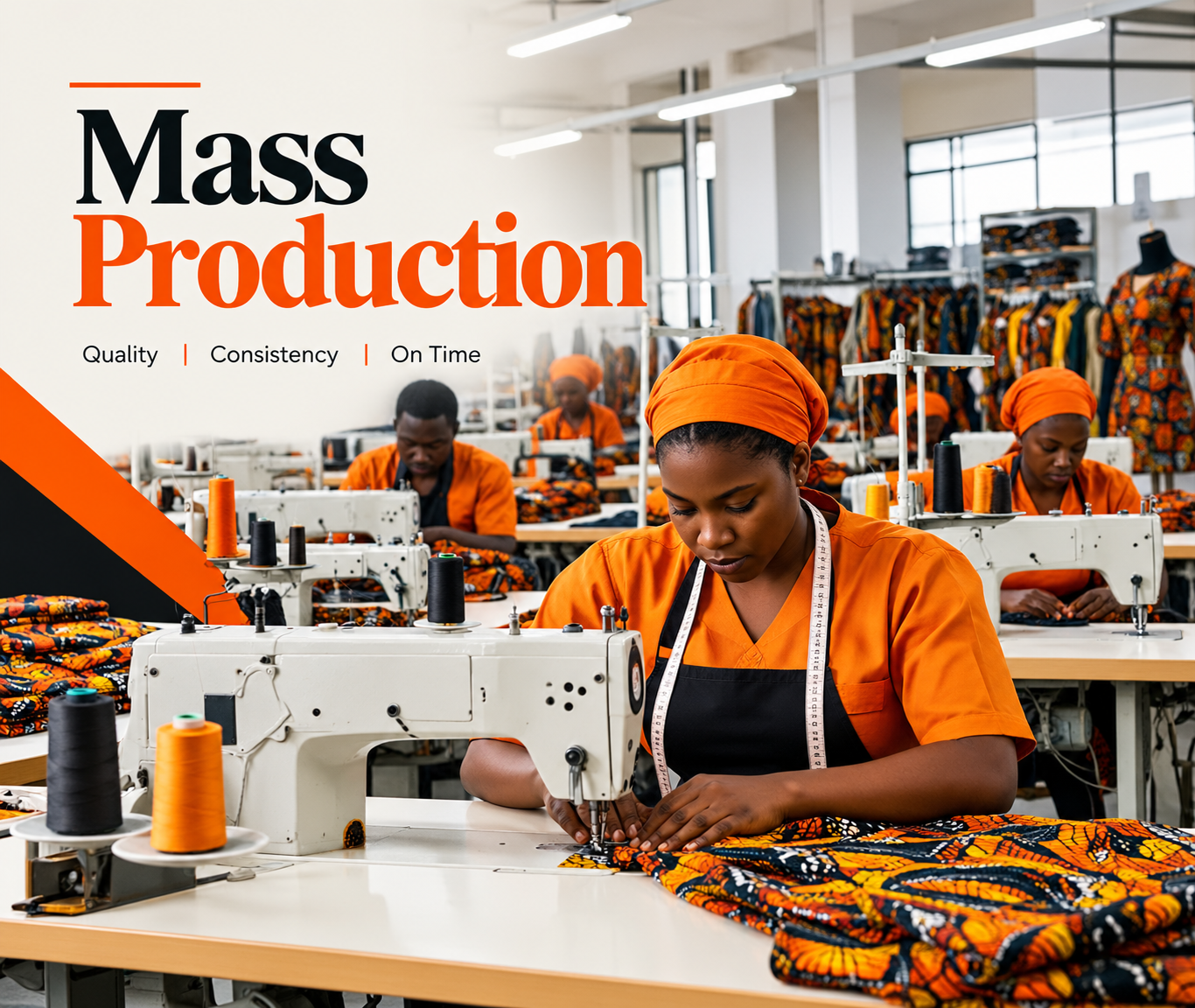 Mass garment production